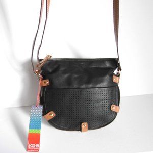 KGB Shoulder bag Black crossbody purse NWT